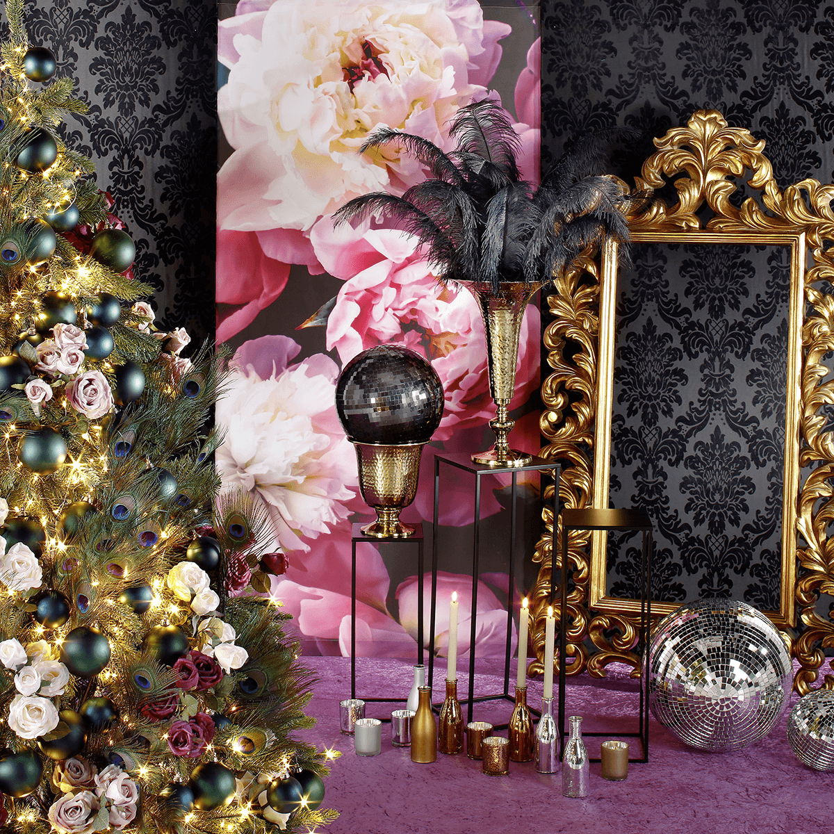 Glas Vasen-Flaschen-Set 3 Stück silber 6,5 x 19 cm - 4 Glas Vasen-Flaschen-Set 3 Stück silber 6,5 x 19 cm - 4