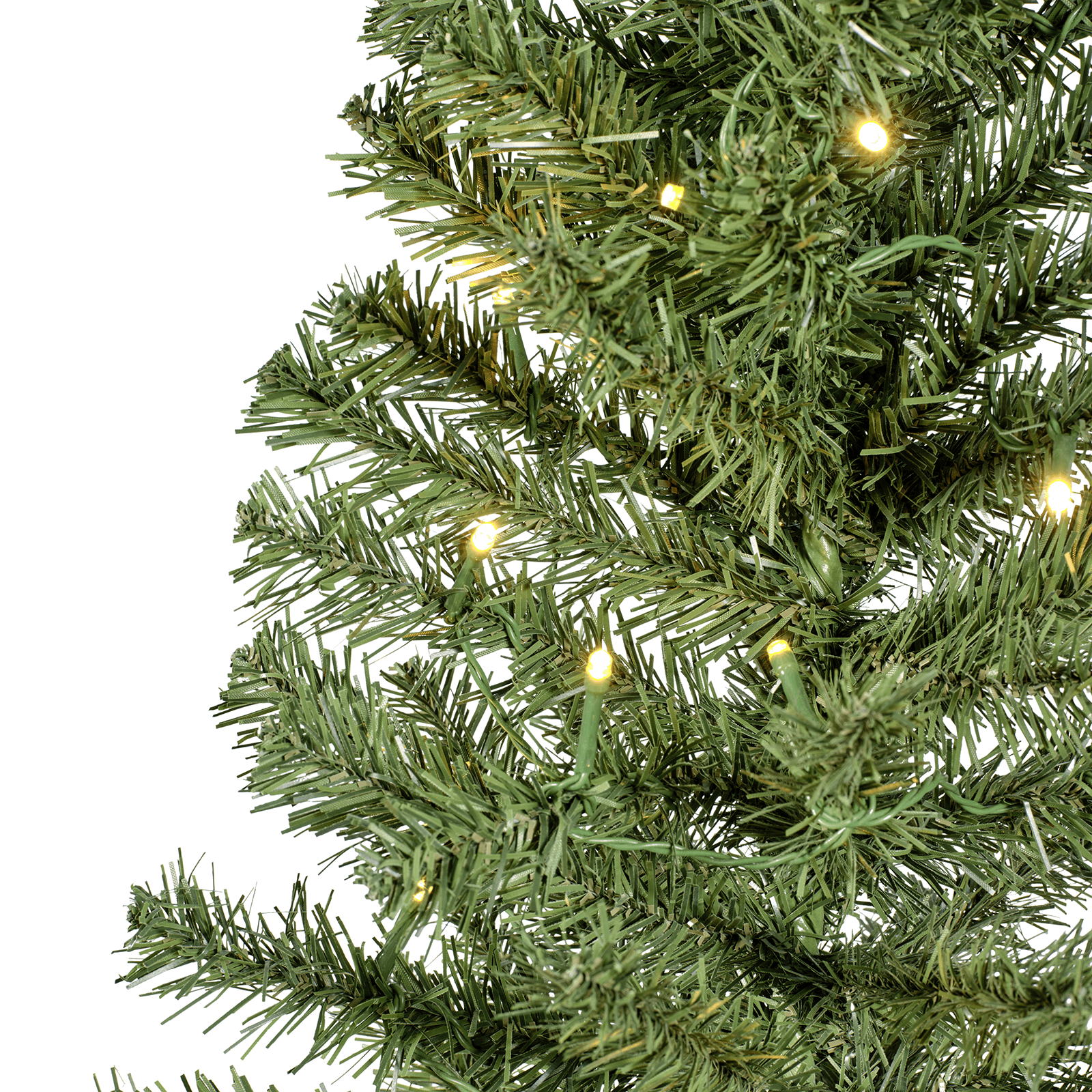 Deko Tannenbaum mit LED und Jutesack 75 cm grün - 1