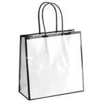 Sac en papier "Coco" blanc 18 x 18 cm 25 pcs, 155gr/m². - 0