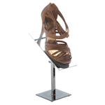 Shoe presenter for heeled shoes, height adjustable - 1