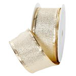 Gift ribbon "Luxury" 40 mm x 20 m gold - 0