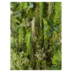 Flame retardant fabric banner "Green Plant Wall" made of flag fabric - 0