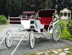 XXL-PVC Banner "White Wedding Carriage" made of flame-retardant truck tarpaulin - 0