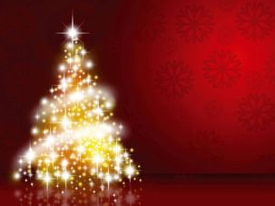 XXL-PVC Banner "Christmas tree" made of flame-retardant truck tarpaulin