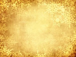 XXL-Planenbanner "Goldene Schneekristalle" aus schwer entflammbarer LKW-Plane