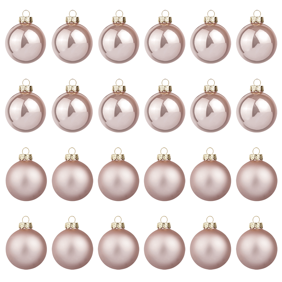 Bolas de Navidad de Vidrio Brillante/Mate - 1