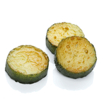 Tranches de courgettes grillées 3 pièces alimentaires factices 3,50 cm Ø - 0