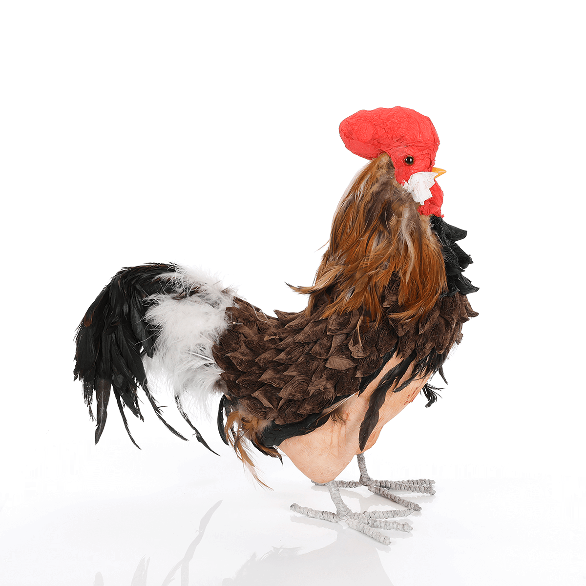 Deko-Hahn Figur 50 cm braun - 1 Deko-Hahn Figur 50 cm braun - 1