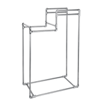 Double clothes rack FACTORY with gradation - 0