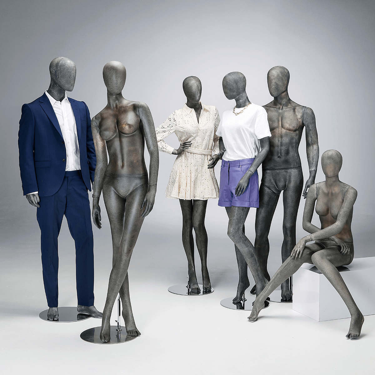 Premium mannequin female, left leg and right arm bent - 10