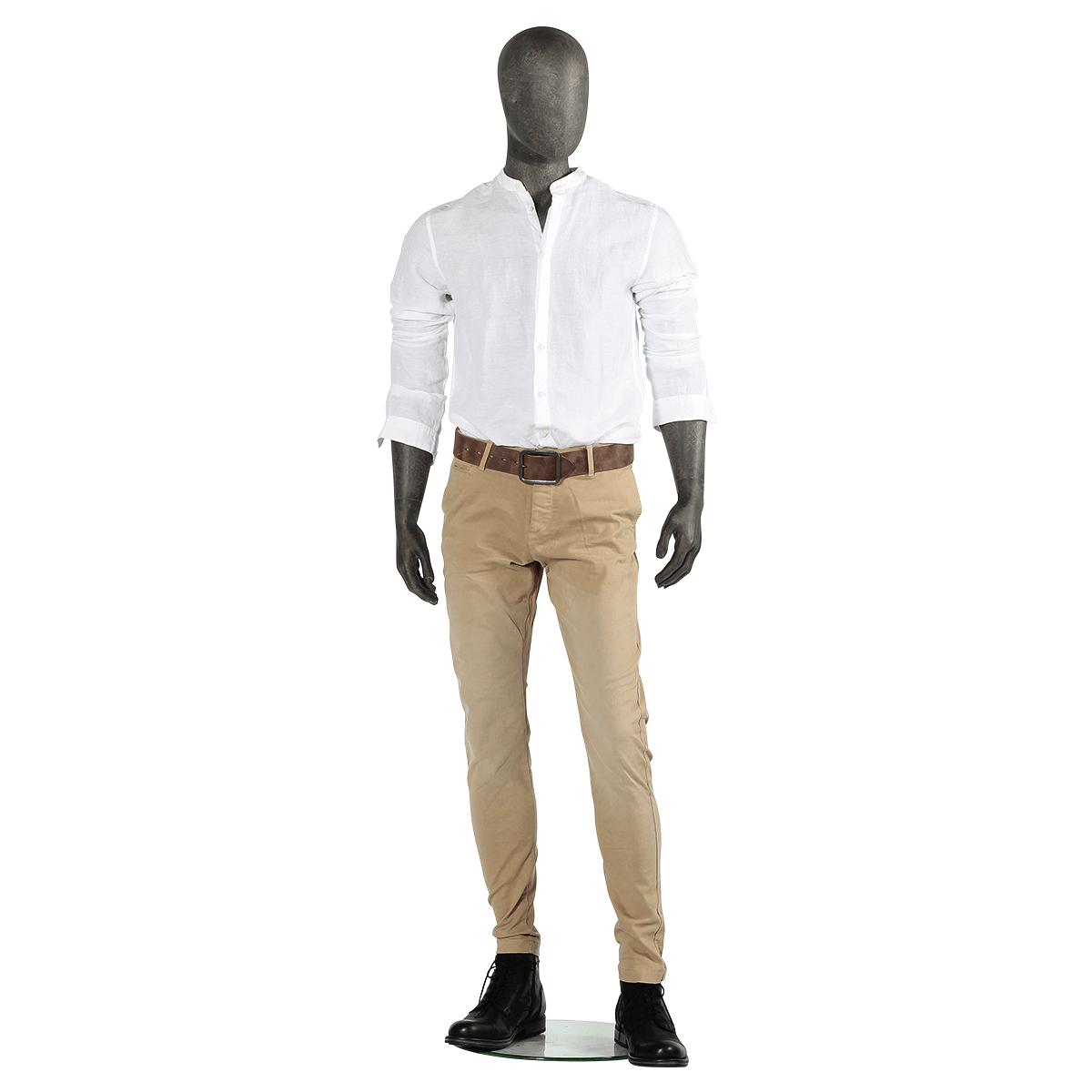 Maniquí premium de hombre, pierna izquierda acampanada - 5