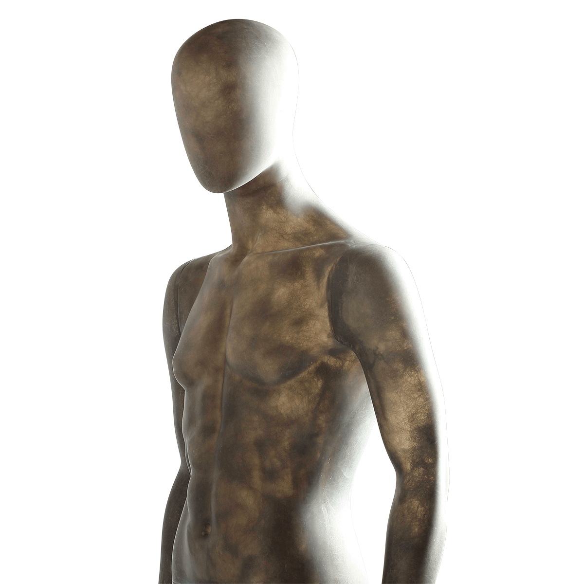 Maniquí premium de hombre, pierna izquierda acampanada - 4