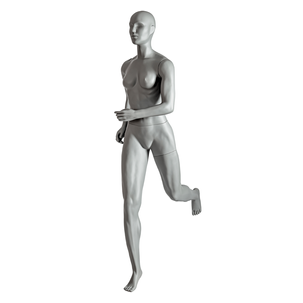 Sport mannequin lady runner - left leg raised