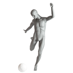 Sport mannequin man footballer - right leg raised - 1