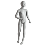 Mannequin child right arm bent and right foot behind - 1