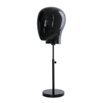 Ladies Mannequin Head Black with Stand 26 x 26 x 40 cm - 0