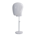 Men's Mannequin Head White with Stand 29 x 29 x 40 cm - 0