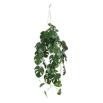 Artificial Monstera hanging plant in pot 106 cm - 0