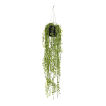 Artificial moss ball senecio hanging plant 75 cm - 0