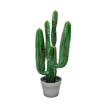 Artificial columnar cactus in pot, 70 cm  - 0