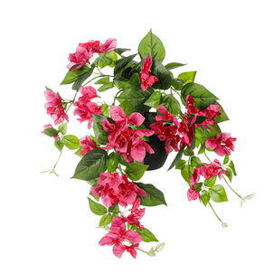 Bougainvillea hanging artificial flower in pot 60 cm