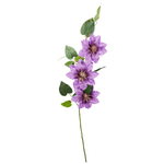 Künstlicher Clematis-Zweig lila, 80 cm - 0