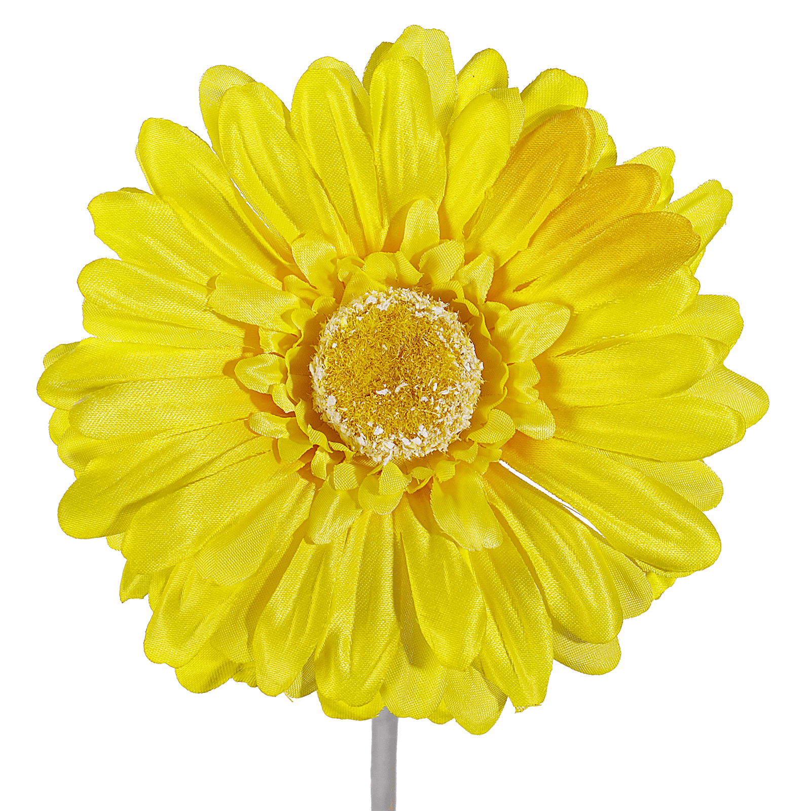 Flores artificiales gerbera amarilla 2 piezas - 1