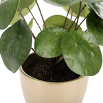 Pilea artificiel décoratif en pot ,Plante à crêpes 25 cm - 1