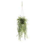 Hanging bamboo ampoule artificial plant 20 x 50 cm - 0