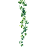 Guirnalda artificial de philoranke variegata monstera de 180 cm  - 1