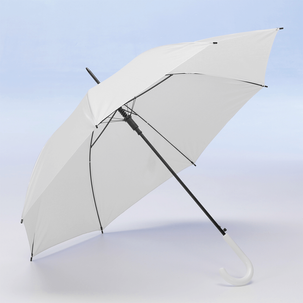 Parapluie automatique 100 cm Ø, 84 cm blanc