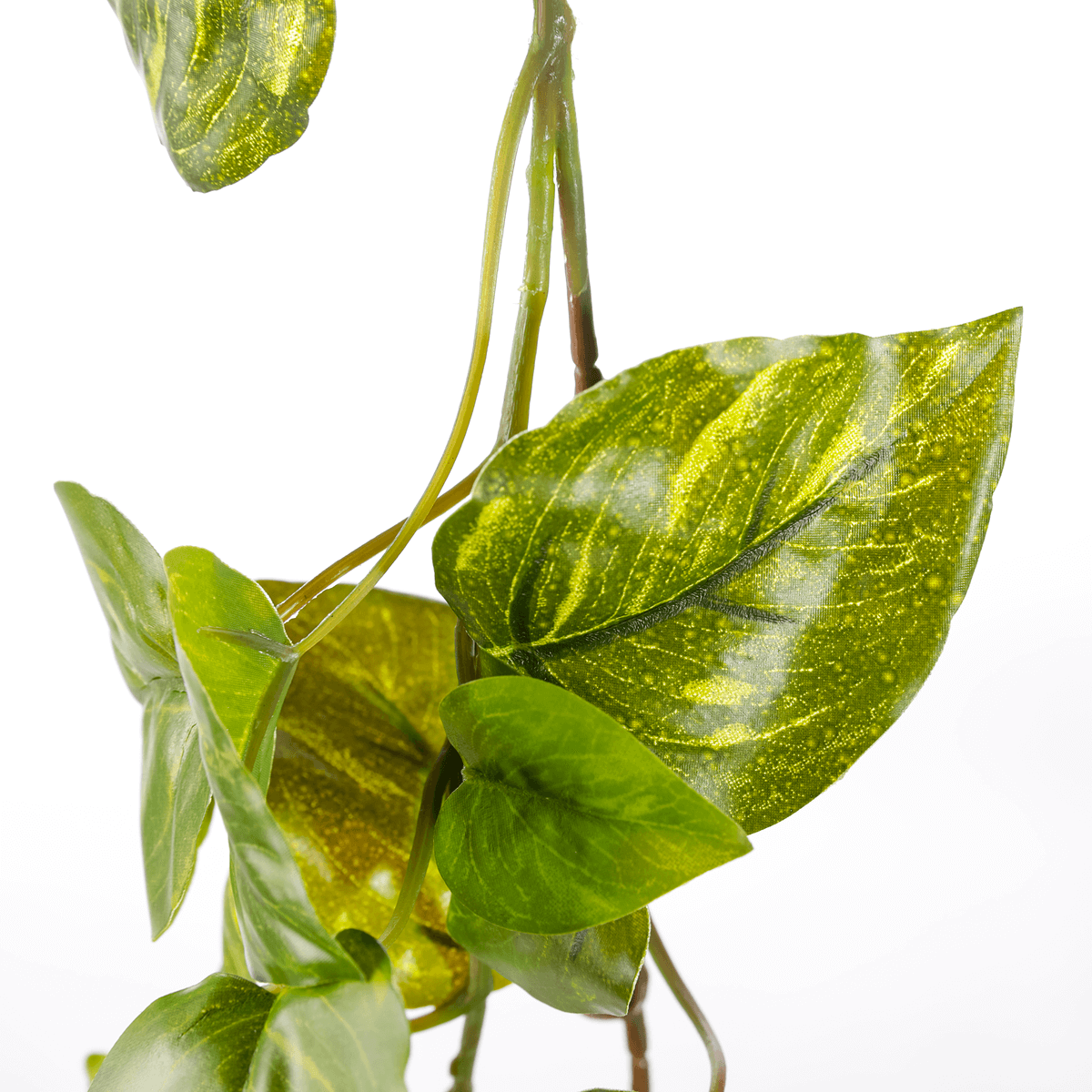Guirnalda de hiedra artificial pothos 170 cm verde amarillo - 2