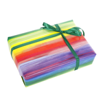 Papel de regalo a rayas de colores 50 cm x 50 m - 0