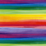 Papier cadeau rayé multicolore 50 cm x 50 m - 1