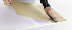 Champagne-coloured glitter adhesive film 50 cm x 5 m roll - 3