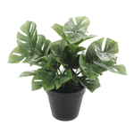 Artificial monstera plant in pot 30 cm - 0