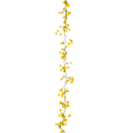 Guirlande de forsythias artificiels jaune 180 cm - 3