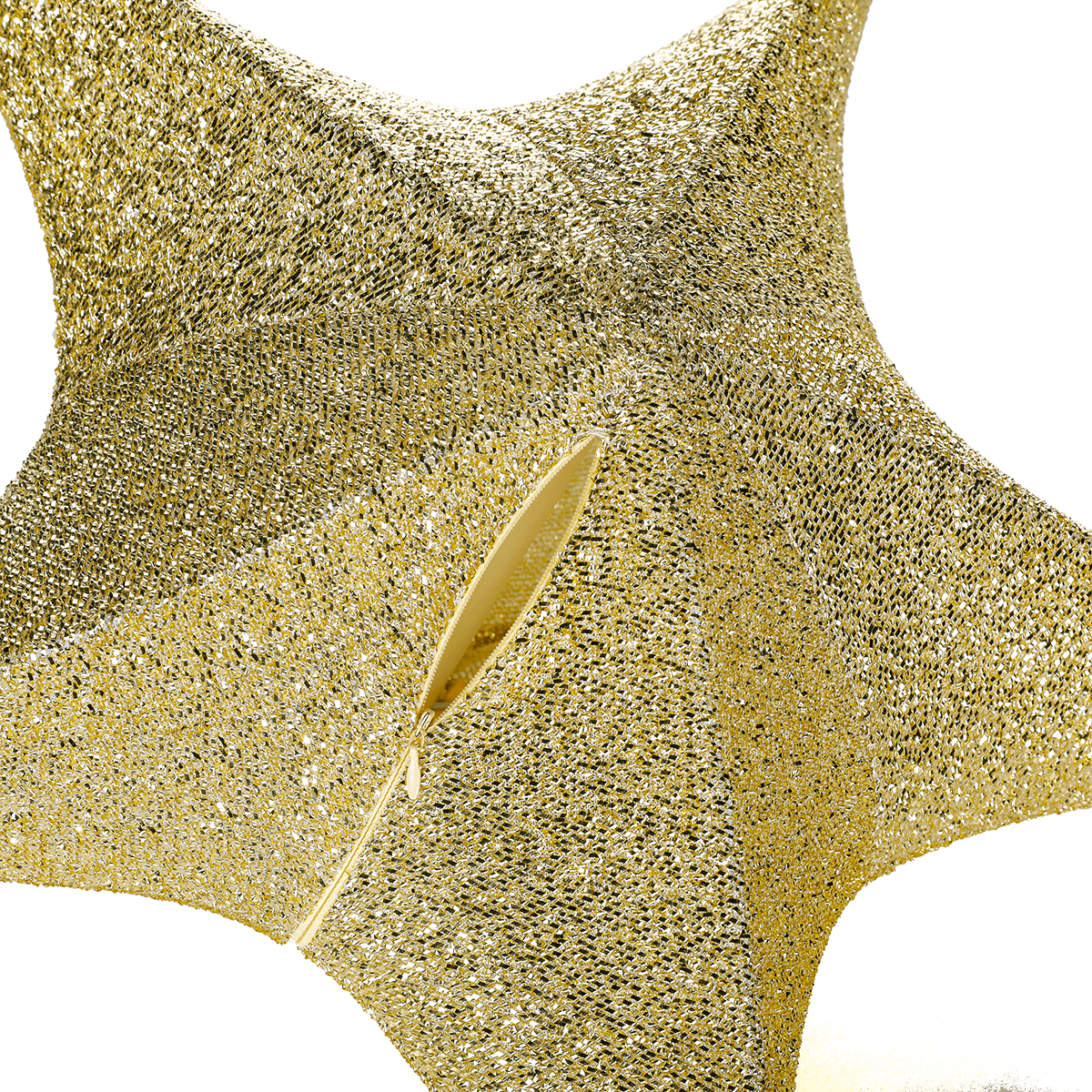 Deco folding star glitter gold with zipper  - 5 Deco folding star glitter gold with zipper  - 5