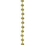 Collar de perlas doradas 1000 cm - 1