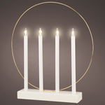 Anillo decorativo con velas LED 45 cm - 0