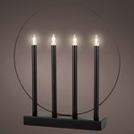 Anillo decorativo con velas LED 45 cm - 0