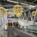 Bola de lentejuelas de 50 cm Ø con LED cálidos y fríos - 3