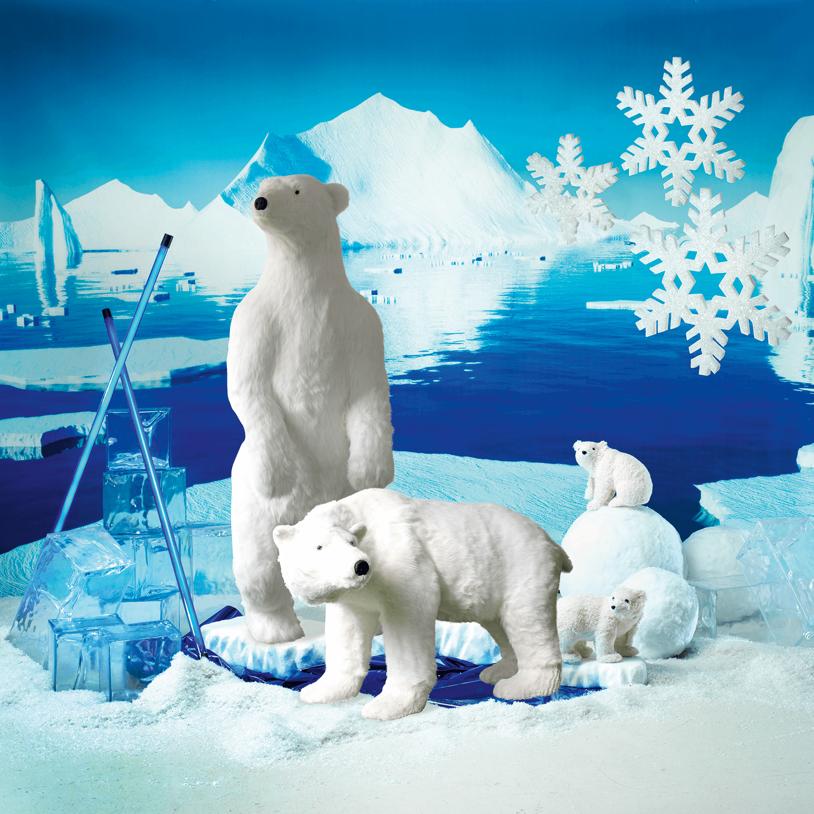 Decorative ice cube 23 x 23 cm - 2 Decorative ice cube 23 x 23 cm - 2