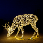 XXL LED warm stag and hind for outside - 0
