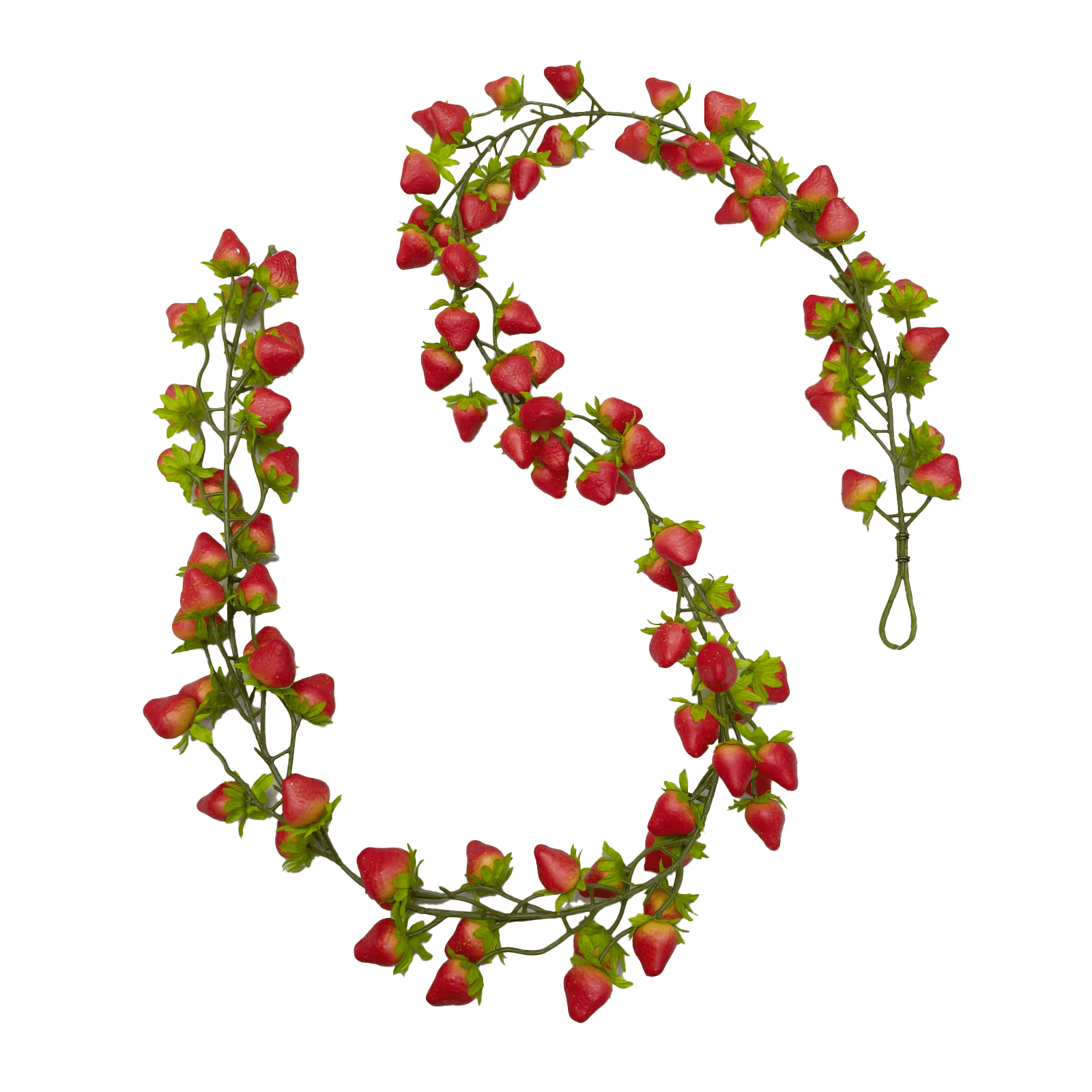 Artificial strawberry vine with fruit 180 cm  - 2 Artificial strawberry vine with fruit 180 cm  - 2