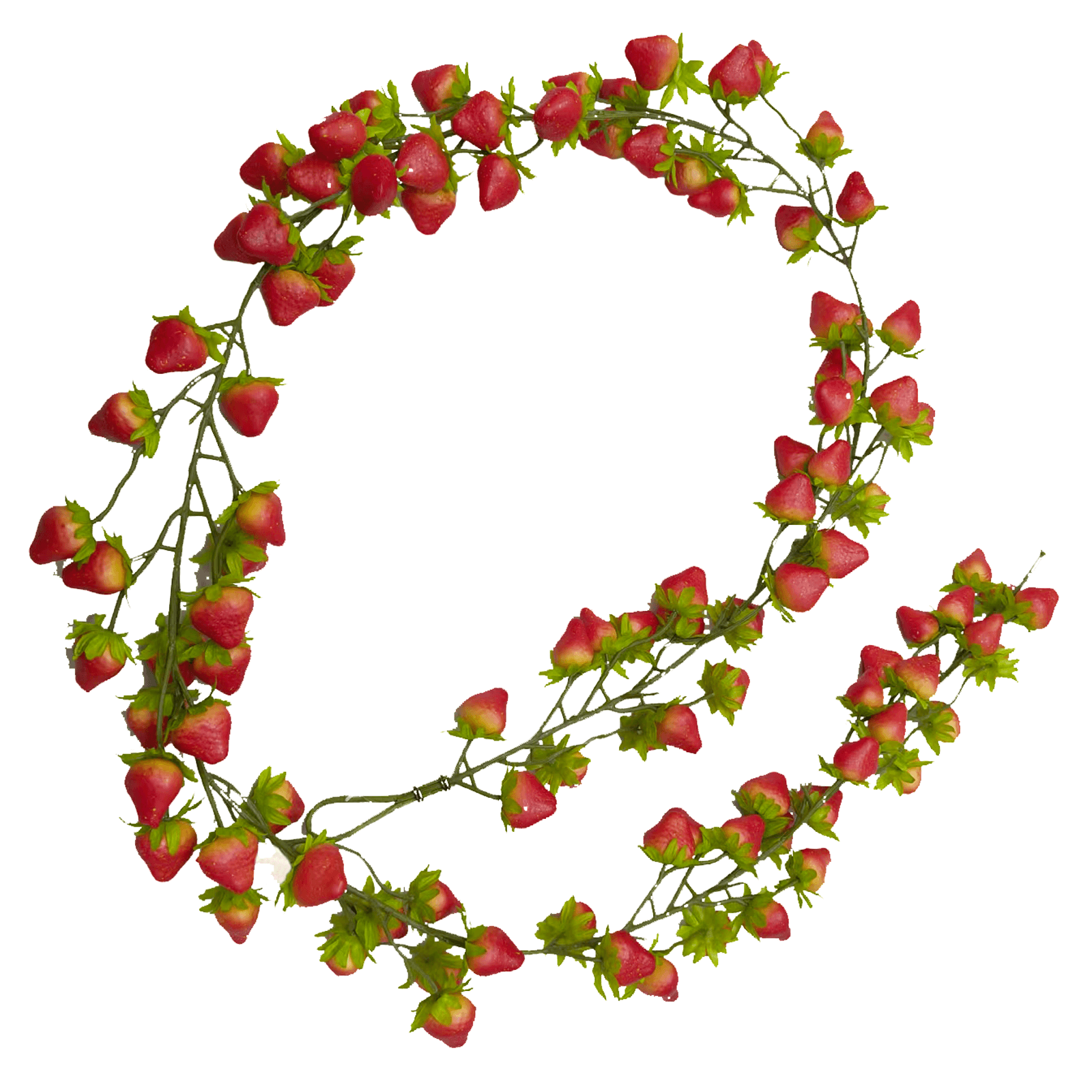 Artificial strawberry vine with fruit 180 cm  - 3 Artificial strawberry vine with fruit 180 cm  - 3