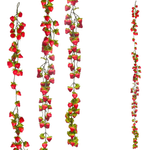Künstliche Erdbeerranke mit Früchten 180 cm - 0