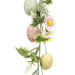 Artificial Easter egg garland in pastel colors 180 cm - 3