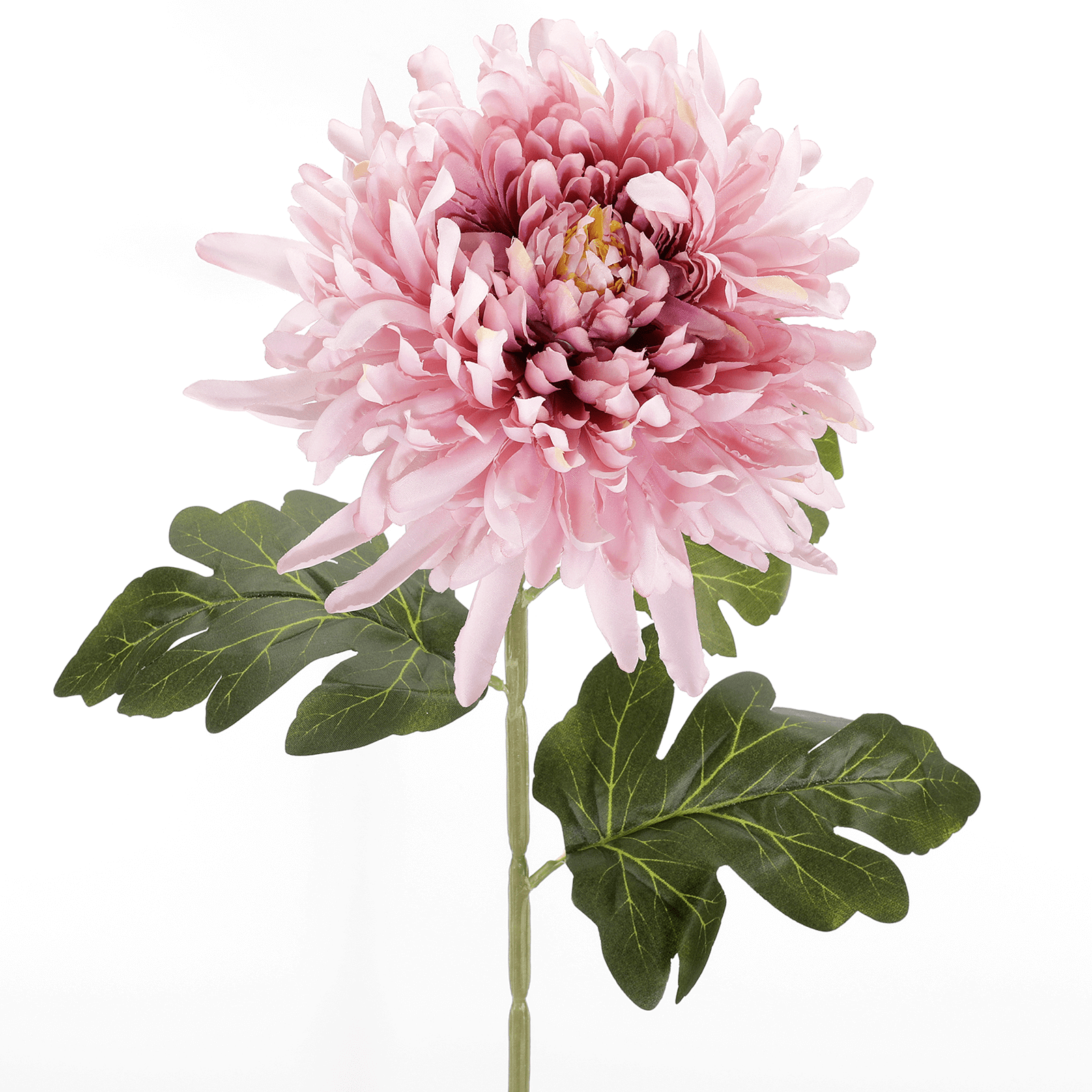 Flor de tallo de dalia artificial, 80 cm - 1