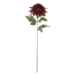 Flor de tallo de dalia artificial, 80 cm - 0